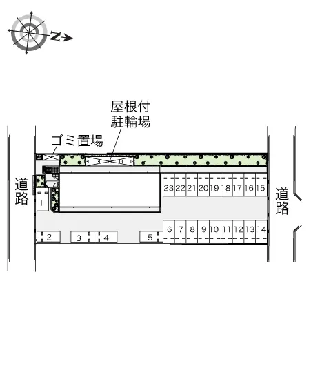 ★手数料０円★青梅市新町　月極駐車場（LP）